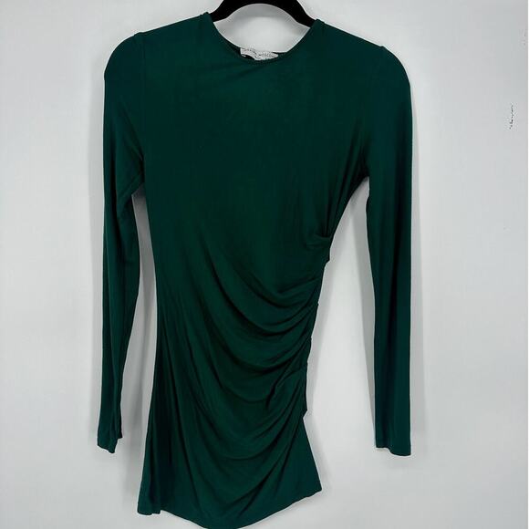 Marina Moscone Collective Green Ruched Top - Picture 2 of 4